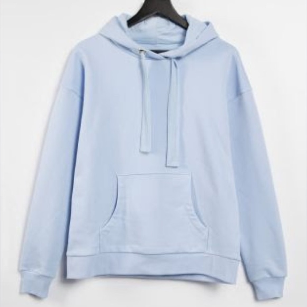 ASOS Chelsea Peers Lounge Hoodie Pastel Blue XS